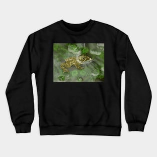 Frog in the water Crewneck Sweatshirt